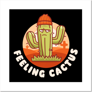 Feeling cactus (on dark colors) Posters and Art